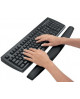 Repose poignet clavier Gel Crystal noir