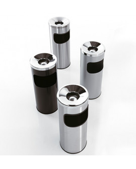 Cendrier poubelle cylindrique