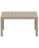 Table extensible Atlantic taupe en petit format