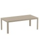 Table extensible Atlantic taupe en grand format