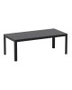 Table extensible Atlantic noire en grand format