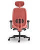 Fauteuil ergonomique Cedre couleur corail, vert et noir à La Réunion 974