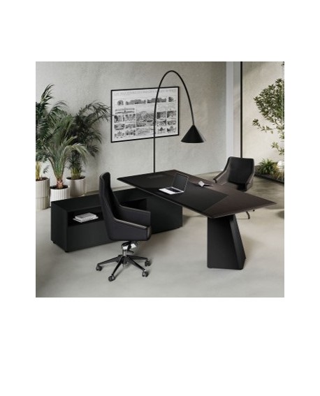 Bureau de direction Monolith avec crédence haut de gamme à la réunion, livraison et installation gratuite 974