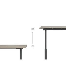 Bureau réglable en hauteur électrique B-ACTIVE à La Réunion 974