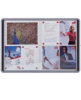Vitrine d'extérieure aimanté 4 et 8 x A4 à La Réunion 974 