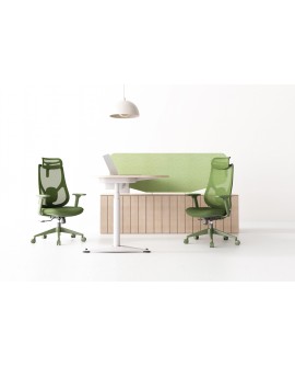 Fauteuil ergonomique Mood bleu ou vert à la Réunion 974