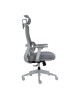 Fauteuil ergonomique en maille gris - Viva La Réunion 974
