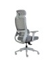 Fauteuil ergonomique en maille gris - Viva La Réunion 974