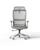 Fauteuil ergonomique en maille gris - Viva La Réunion 974