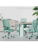 Fauteuil bureautique Pépite en rose poudré, bleu ou vert d'eau à La Réunion 974