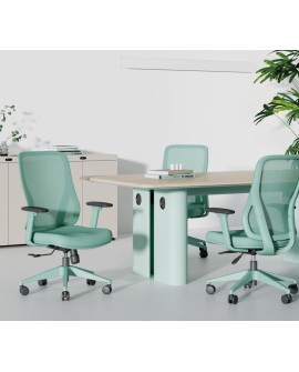 Fauteuil bureautique Pépite en rose poudré, bleu ou vert d'eau à La Réunion 974