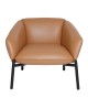 Fauteuil marron Zucca 1 place éco-cuir La Réunion 974