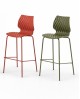 Tabouret Uni 378 de chez et al. Chaise haute à La Réunion 974 couleur rouge, bleu, blanc ou vert