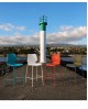 Tabouret Uni 378 de chez et al. Chaise haute à La Réunion 974 couleur rouge, bleu, blanc ou vert